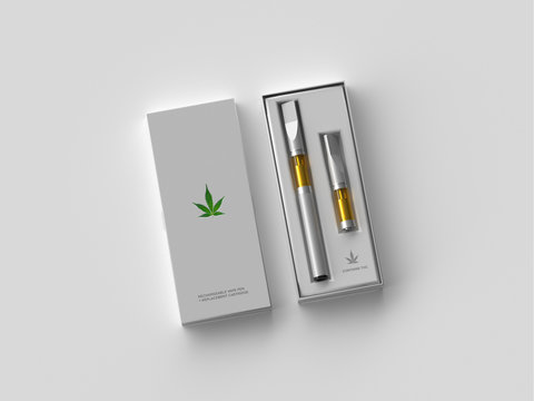 Vaping HHC, THC, photo of weed.
